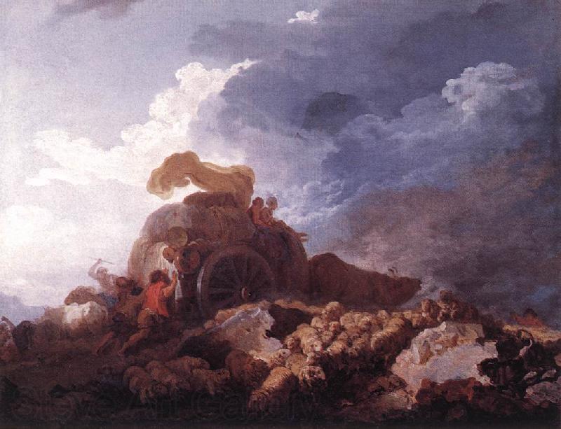 Jean Honore Fragonard The Storm